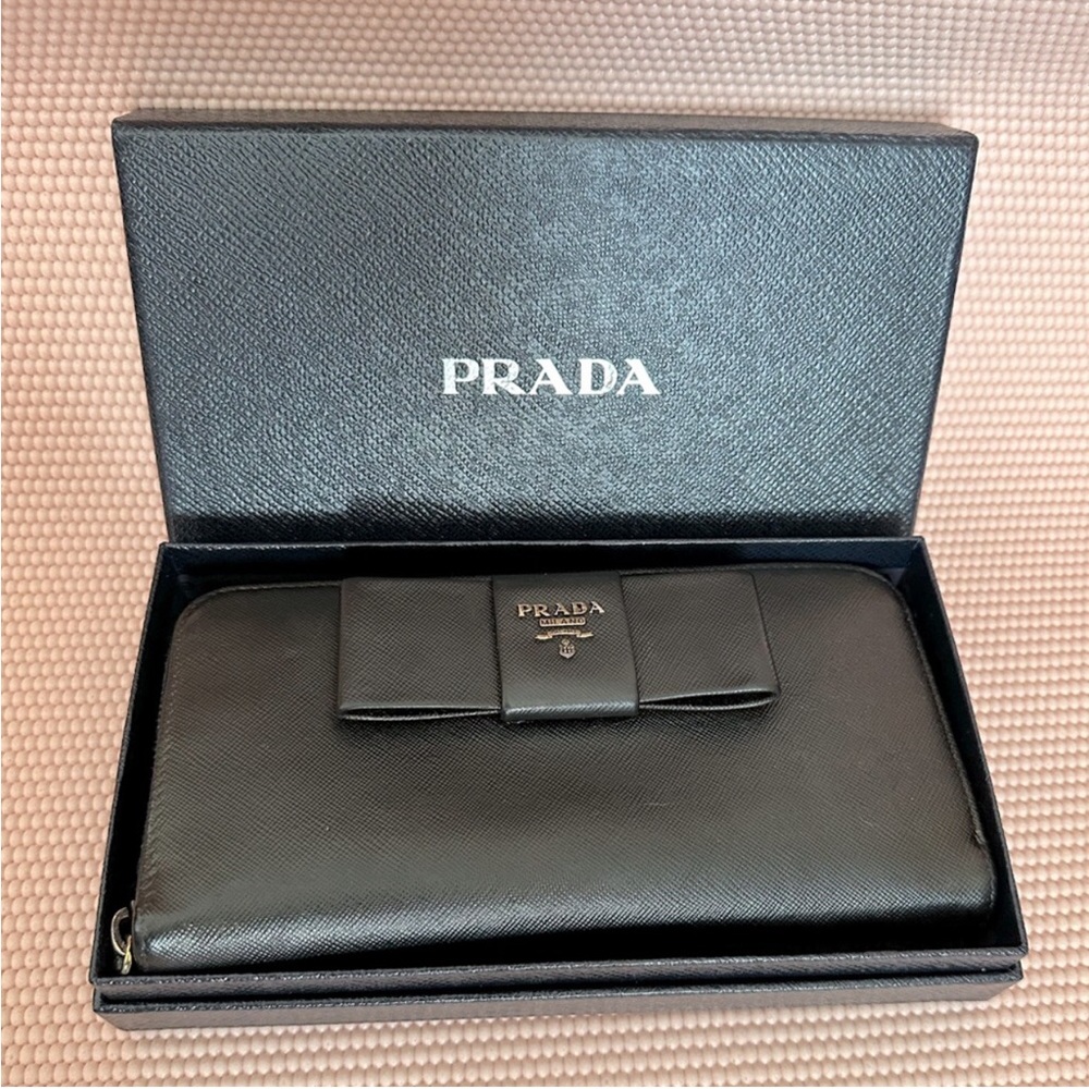 PRADA Long Zipper Wallet